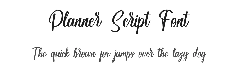 Planner Script Font by inermediaSTUDIO — Script Handwritten Font