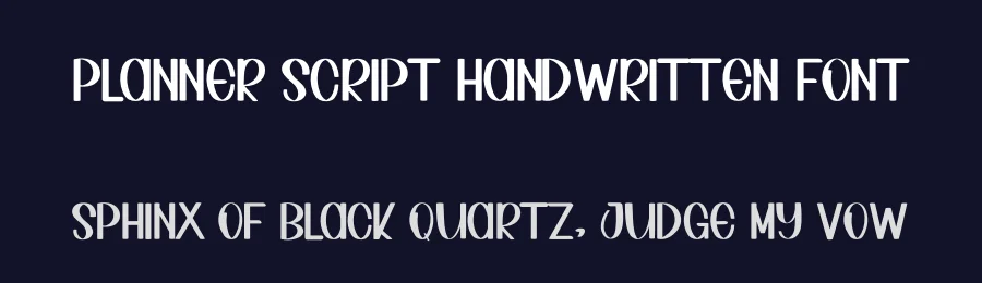 Planner Script Handwritten Font by inermediaSTUDIO — Display Font — thumbnail 2