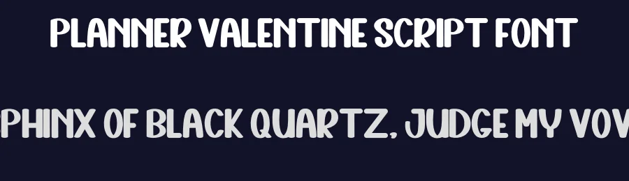 Planner Valentine Script Font by inermediaSTUDIO — Display Font — thumbnail 2
