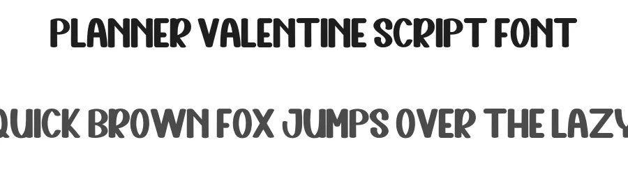 Planner Valentine Script Font by inermediaSTUDIO — Display Font