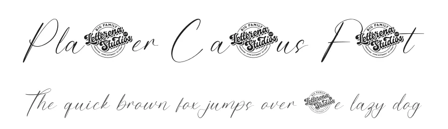 Planter Cactus Font by letterenastudios — Script Handwritten Font
