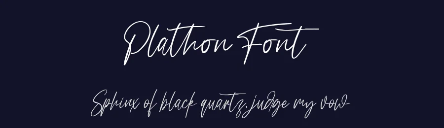 Plathon Font by metafontsy — Script Handwritten Font — thumbnail 2