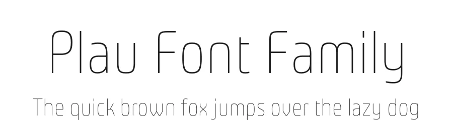 Plau Font Family by Plau — Sans Serif Font