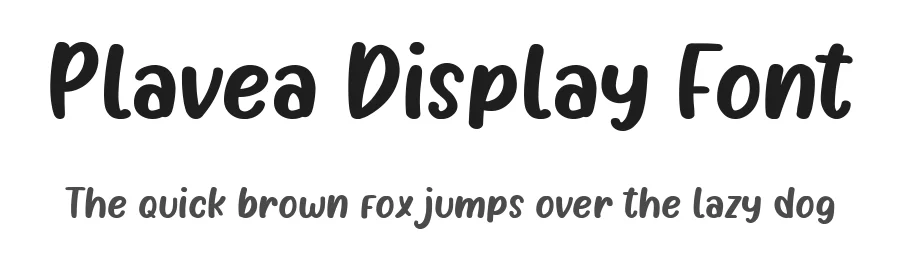Plavea Display Font by agamous — Display Font