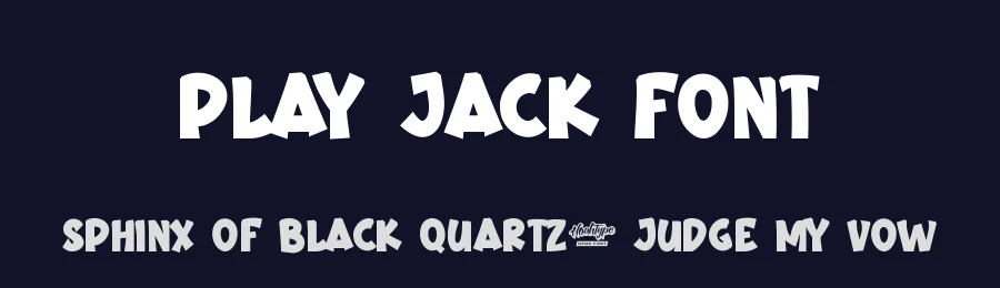 Play Jack Font by noahtype — Decorative Font — thumbnail 2