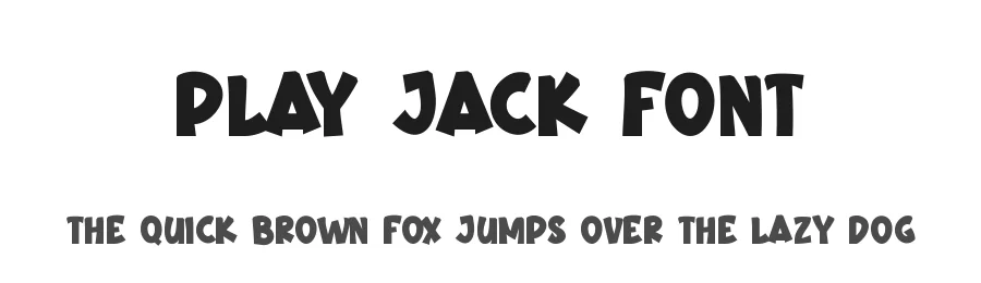 Play Jack Font by noahtype — Decorative Font