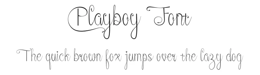 Playboy Font by ronistudio — Script Handwritten Font