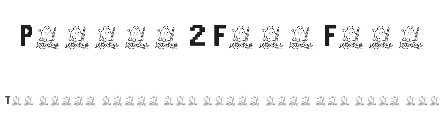 Player 2 Free Font by Letterlays — Display Font
