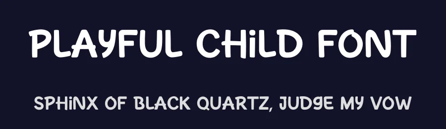 Playful Child Font by UI Creative — Display Font — thumbnail 2