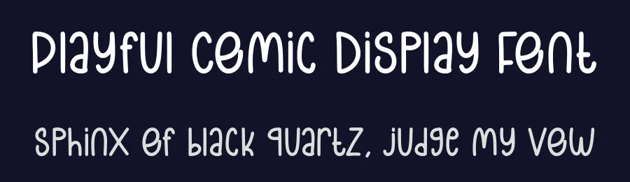 Playful Comic Display Font by Craftedtype — Decorative Font — thumbnail 2