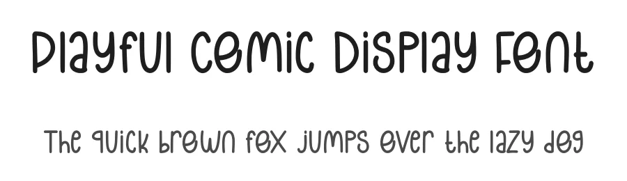 Playful Comic Display Font by Craftedtype — Decorative Font