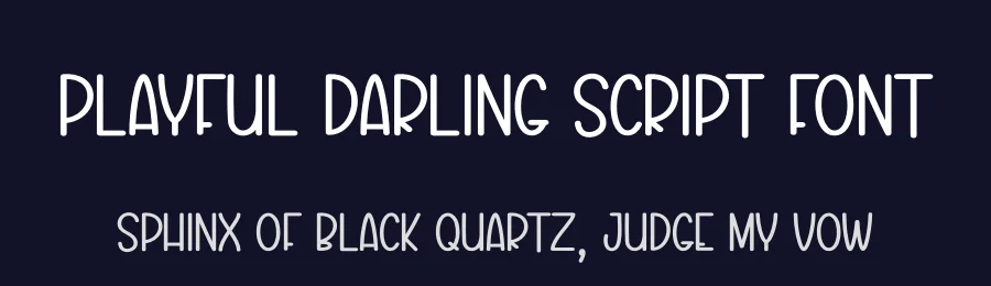 Playful Darling Script Font by creativeletter — Display Font — thumbnail 2