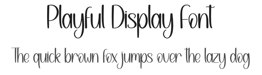Playful Display Font by andikastudio — Script Handwritten Font