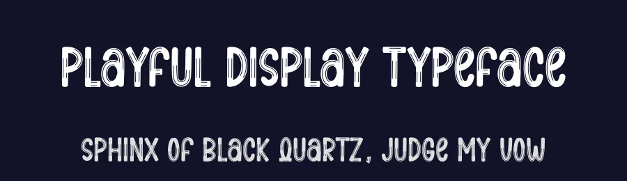 Playful Display Typeface by creativeletter — Script Handwritten Font — thumbnail 2