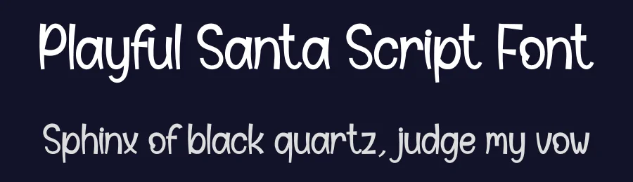 Playful Santa Script Font by creativeletter — Display Font — thumbnail 2