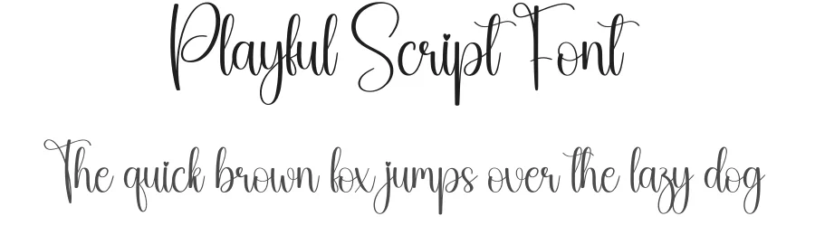 Playful Script Font by creativeletter — Script Handwritten Font