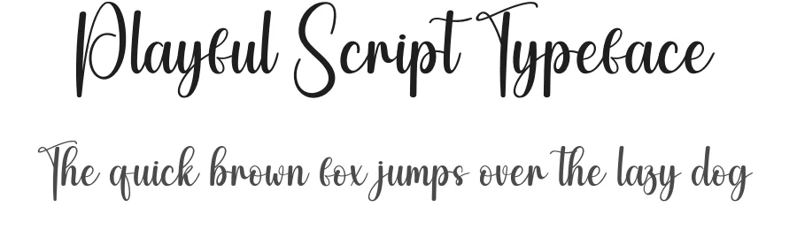 Playful Script Typeface by creativeletter — Script Handwritten Font