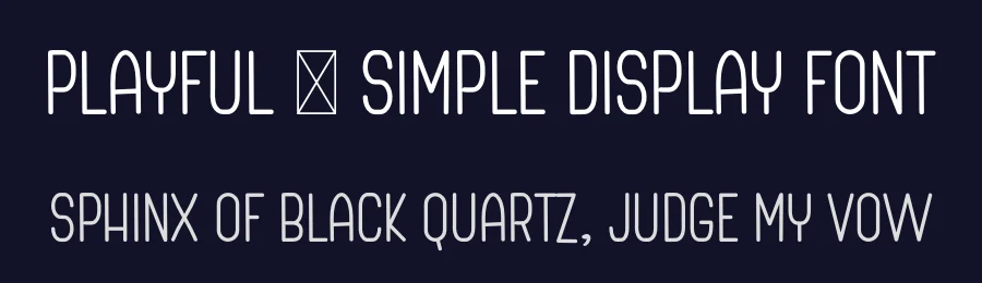 Playful – Simple Display Font by freshtypeink — Display Font — thumbnail 2