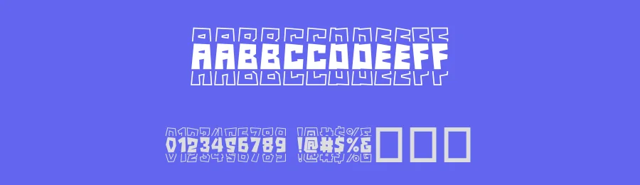 Playful Stacked Font by Pian45 — Display Font — thumbnail 3