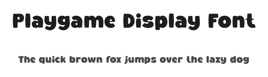 Playgame Display Font by Skytroopas — Display Font