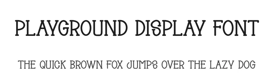 Playground Display Font by andikastudio — Script Handwritten Font