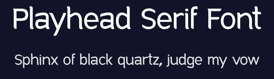 Playhead Serif Font by Headfonts Store — Serif Font — thumbnail 2
