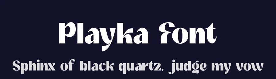 Playka Font by Ekahermawan — Sans Serif Font — thumbnail 2