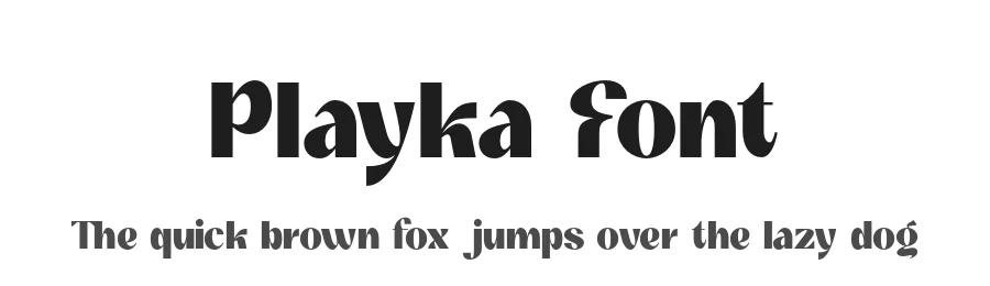 Playka Font by Ekahermawan โ Sans Serif Font