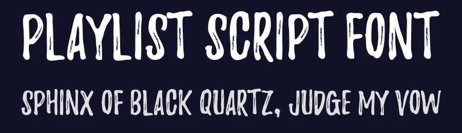 Playlist Script Font by artimasa — Script Handwritten Font — thumbnail 2
