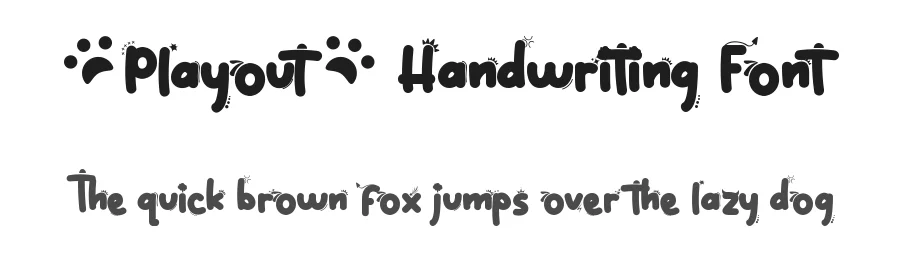 Playout Handwriting Font by CalligraphyFonts.net — Script Handwritten Font