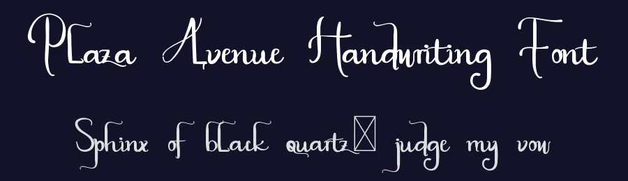 Plaza Avenue Handwriting Font by edricstudio — Script Handwritten Font — thumbnail 2