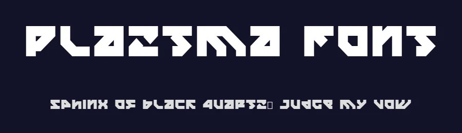 Plaztma Font by Julpik — Display Font — thumbnail 2