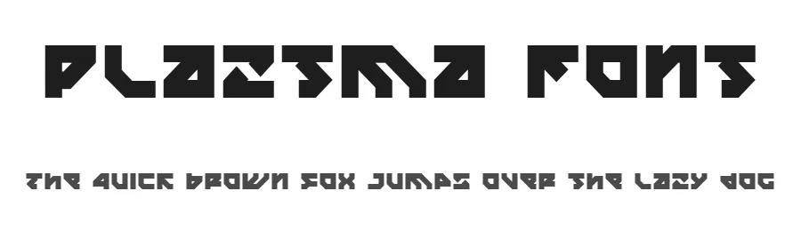 Plaztma Font by Julpik — Display Font