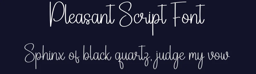 Pleasant Script Font by Kecimpring — Script Handwritten Font — thumbnail 2