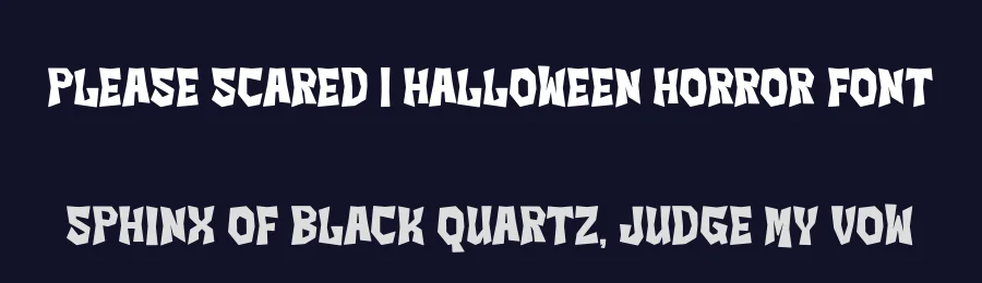 Please Scared | Halloween Horror Font by Gracetypestudio — Decorative Font — thumbnail 2