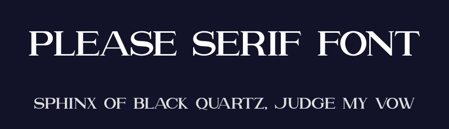Please Serif Font by Hanken Studio — Serif Font — thumbnail 2