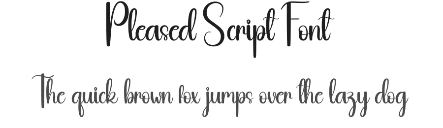 Pleased Script Font by andikastudio — Script Handwritten Font