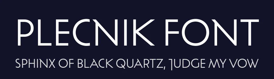 Plecnik Font by Type Salon — Sans Serif Font — thumbnail 2