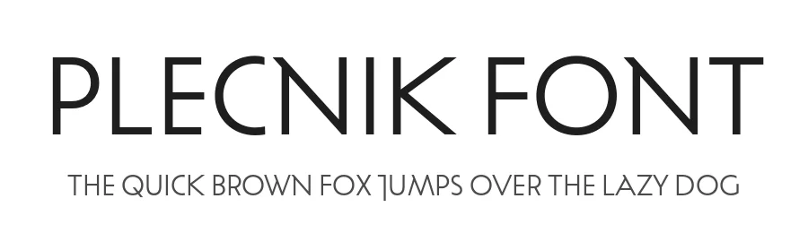 Plecnik Font by Type Salon — Sans Serif Font