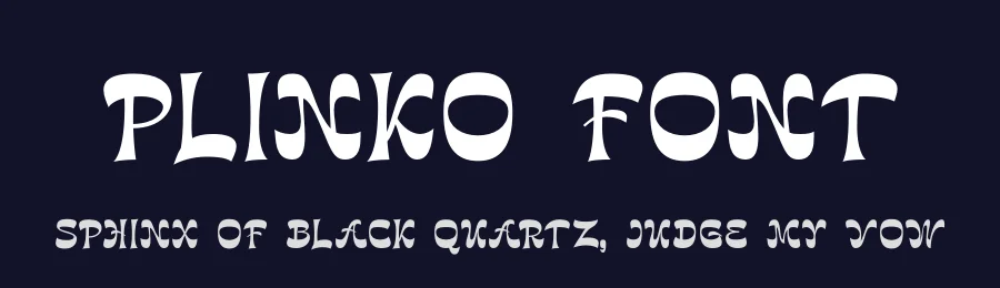 Plinko Font by Storytype — Display Font — thumbnail 2