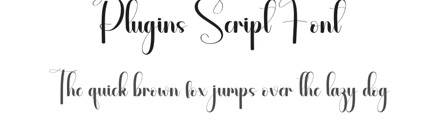 Plugins Script Font by andikastudio — Script Handwritten Font