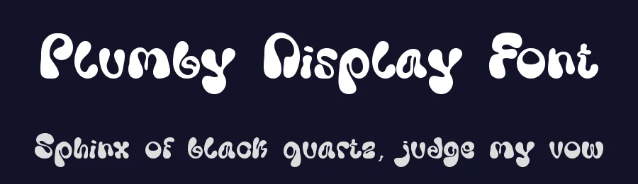 Plumby Display Font by Dm Letter Studio — Display Font — thumbnail 2