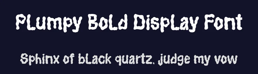 Plumpy Bold Display Font by Creatifontstudios — Decorative Font — thumbnail 2