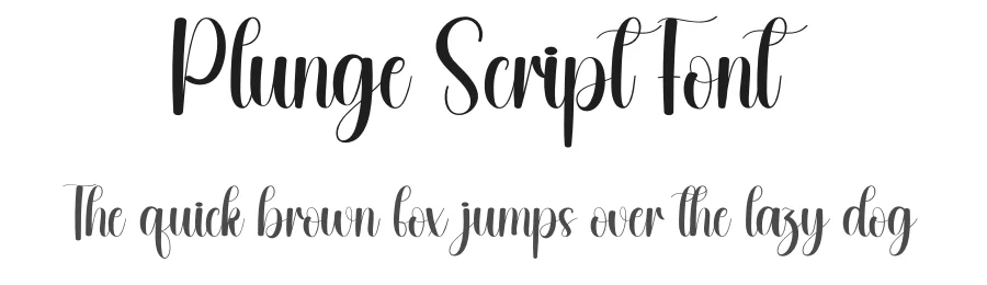 Plunge Script Font by andikastudio — Script Handwritten Font