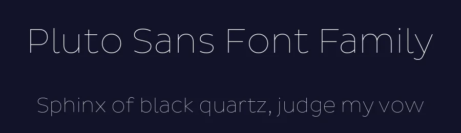Pluto Sans Font Family by HVD Fonts — Sans Serif Font — thumbnail 2