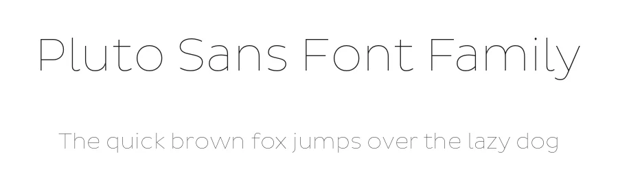 Pluto Sans Font Family by HVD Fonts β Sans Serif Font