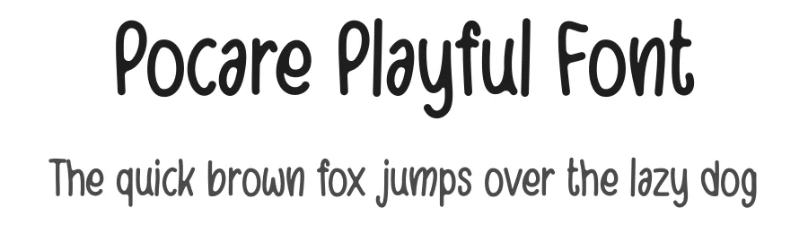 Pocare Playful Font by Aivos Dreams — Display Font