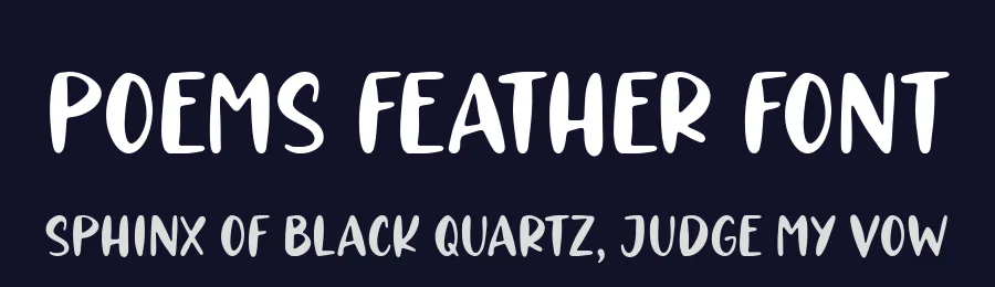 Poems Feather Font by Timur type — Serif Font — thumbnail 2