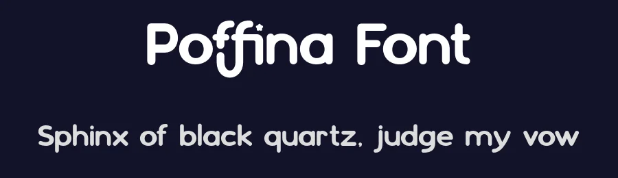 Poffina Font by roomspace.cl — Display Font — thumbnail 2