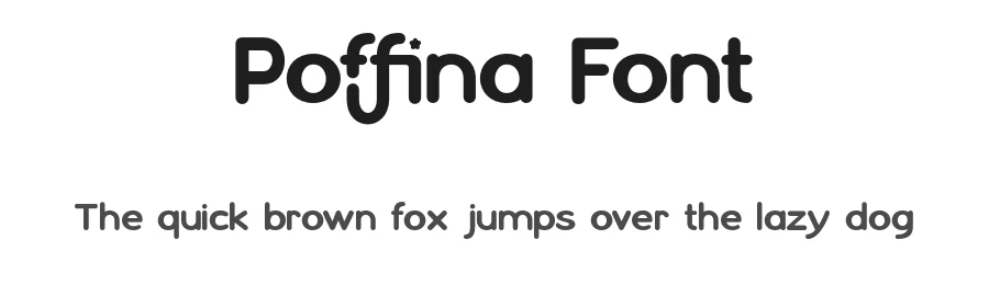 Poffina Font by roomspace.cl — Display Font